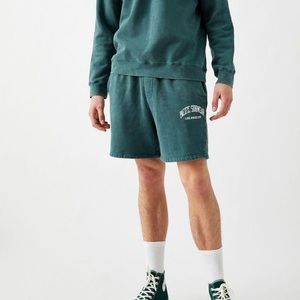 Texan green pacific sunwear collegiate sweat shorts
